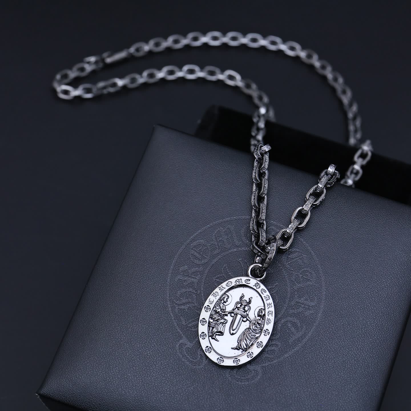 Chrome Hearts Silver Chain with Medallion